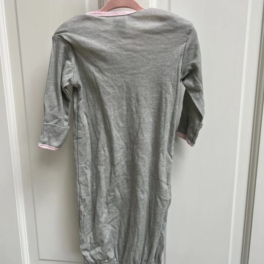 NWOT Gerber 0-6M Cloud Dream All Day One Piece Open Bottom Nightgown Pajamas